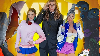 DAANDODAN: ¡Se posee mi novio, ¡folla a los fantasmas de él! - Lucy Lotus & Lolly Dames