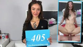 La puta morena delgada aprovecha al máximo una mierda de casting - Becky California