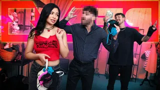 Little Asian Shoplifter Gets the Naughty Treatment - Scarlett Alexis